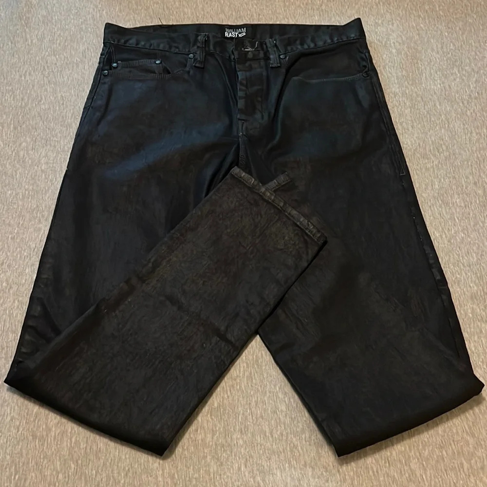 Mens William Rast Button Fly Skinny Taper Jean 31 x 32